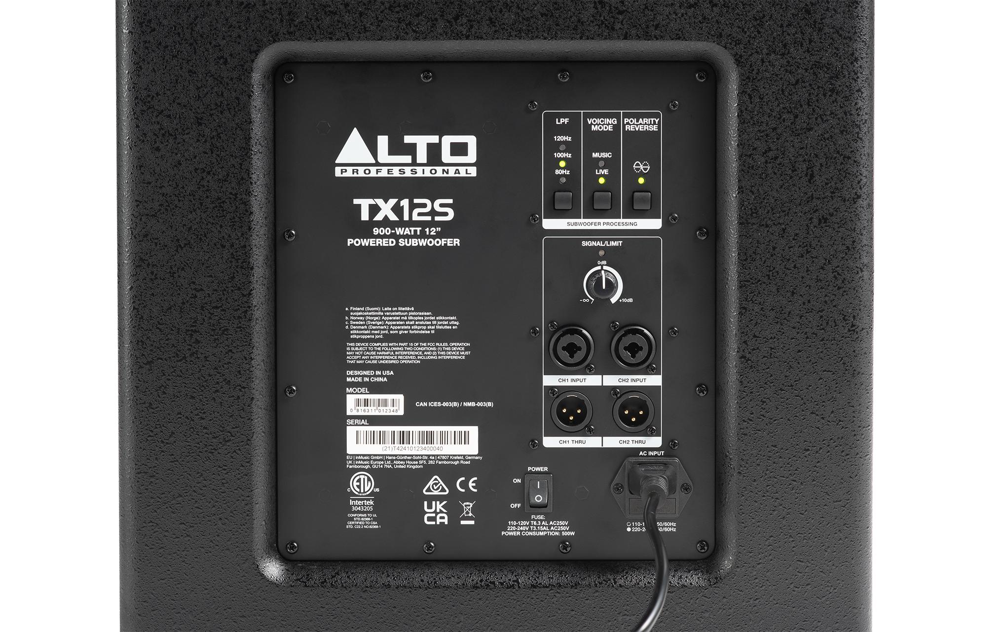 Alto Professional Subwoofer TX12S