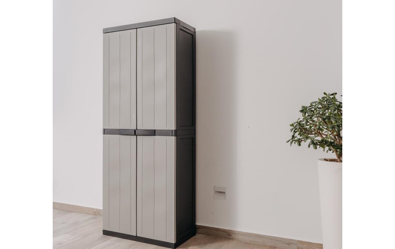 Toomax Schrank Bios midi 65 x 165 cm Schwarz/Warmgrau