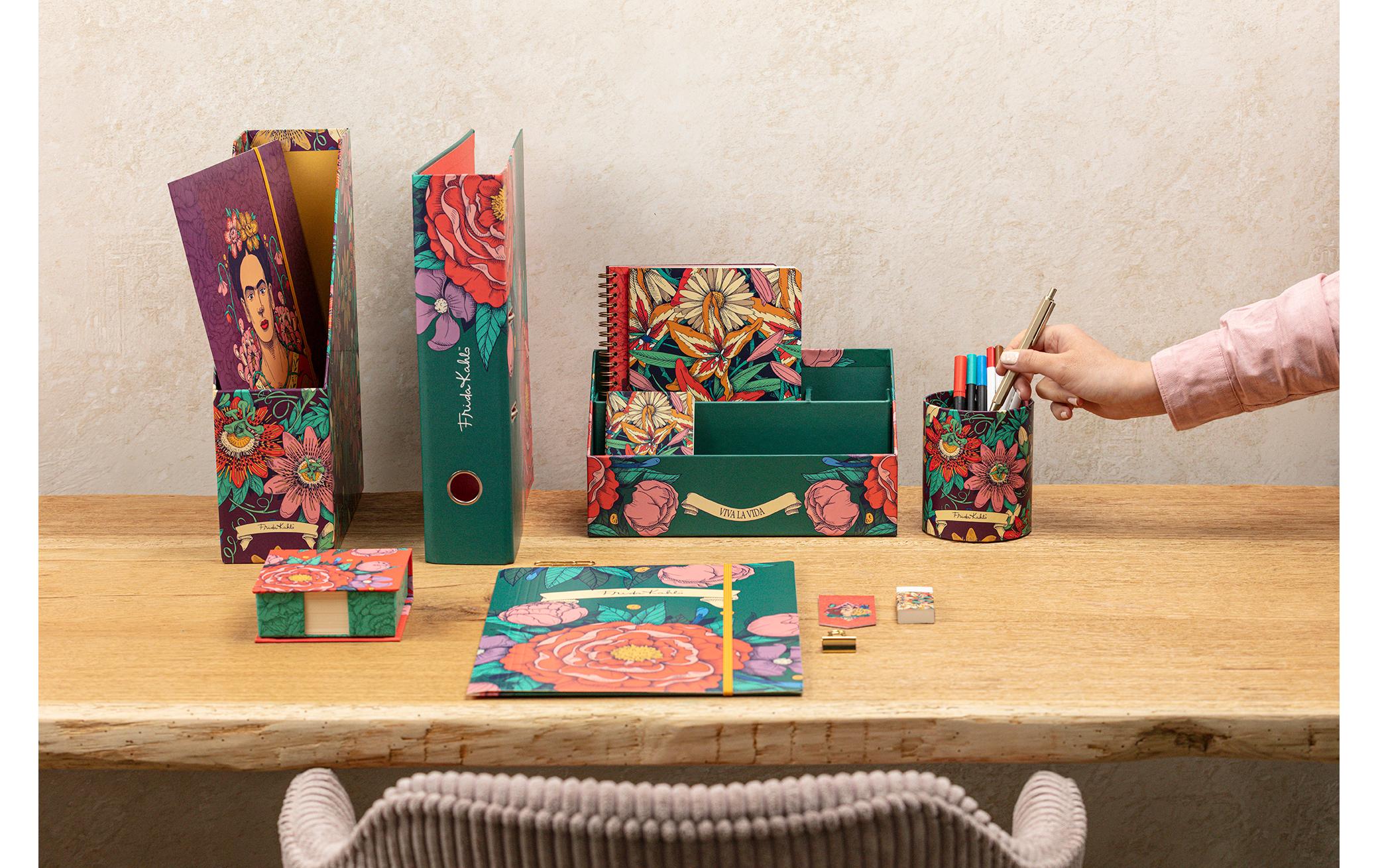 Clairefontaine Stiftehalter Frida Kahl Mehrfarbig