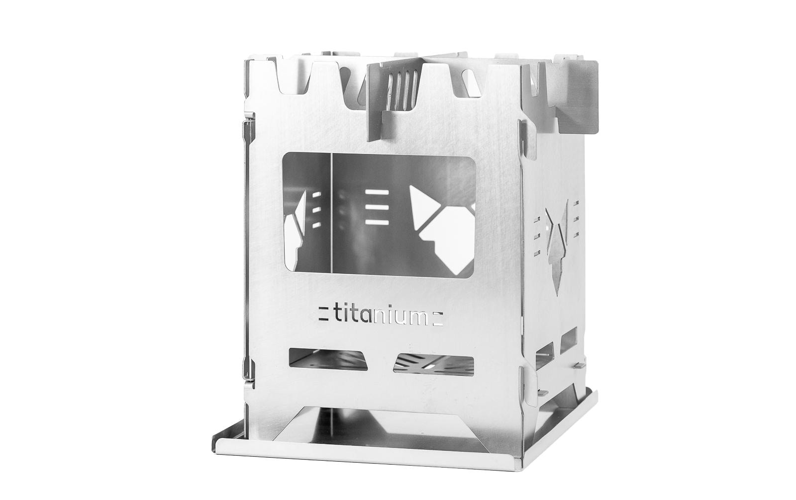 Fennek Grill Campingkocher Hobo Premium, Titan