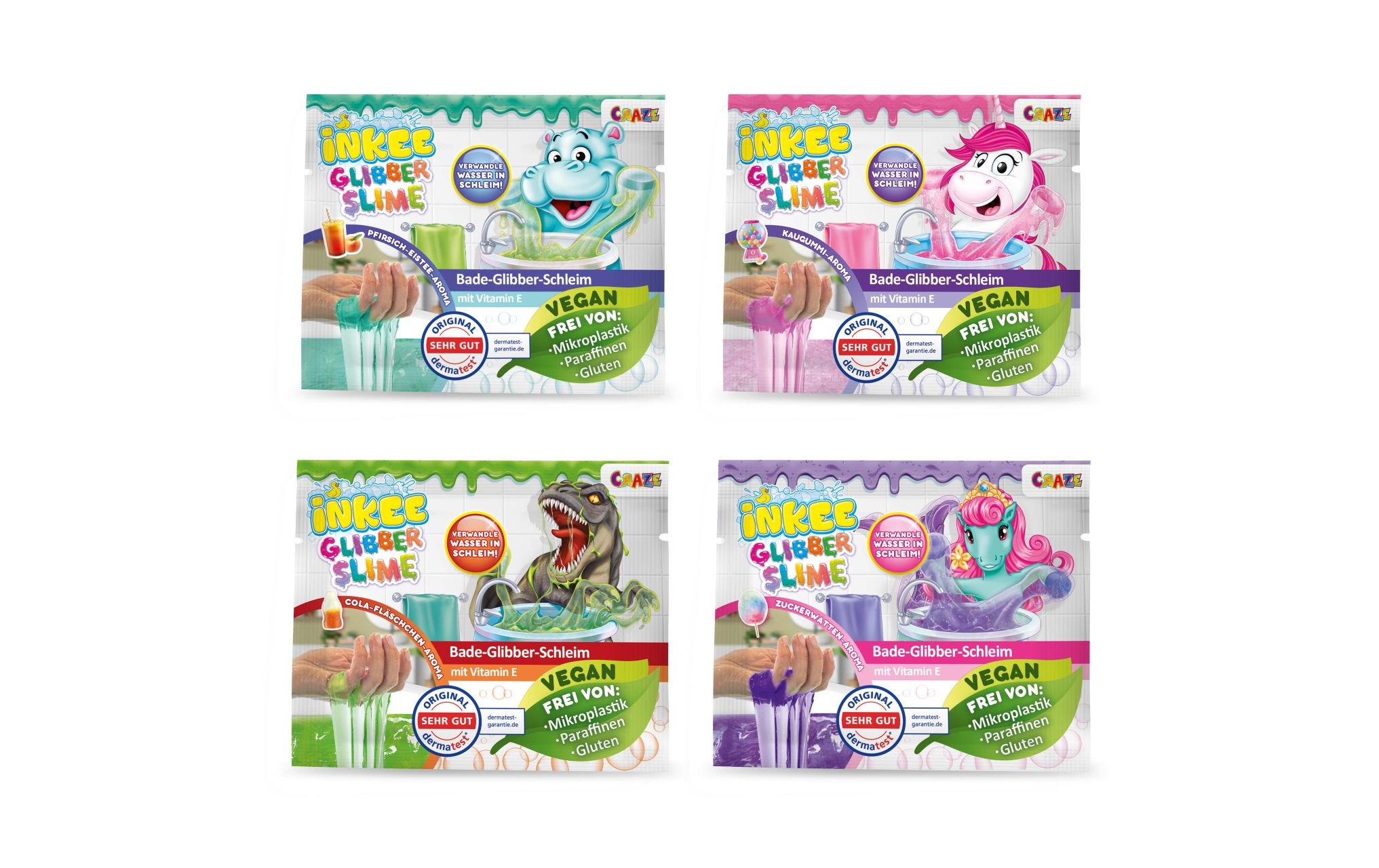 Craze Badespass Inkee Bade-Glibber-Schleim Mix assortiert