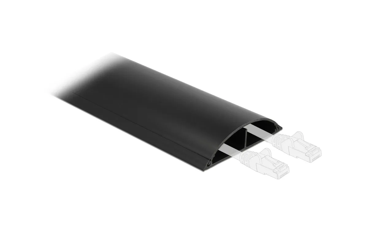 Delock Kabelkanal selbstklebend 1 m x 89 mm Schwarz Delock Kabelkanal selbstklebend 1 m x 89 mm Schwarz