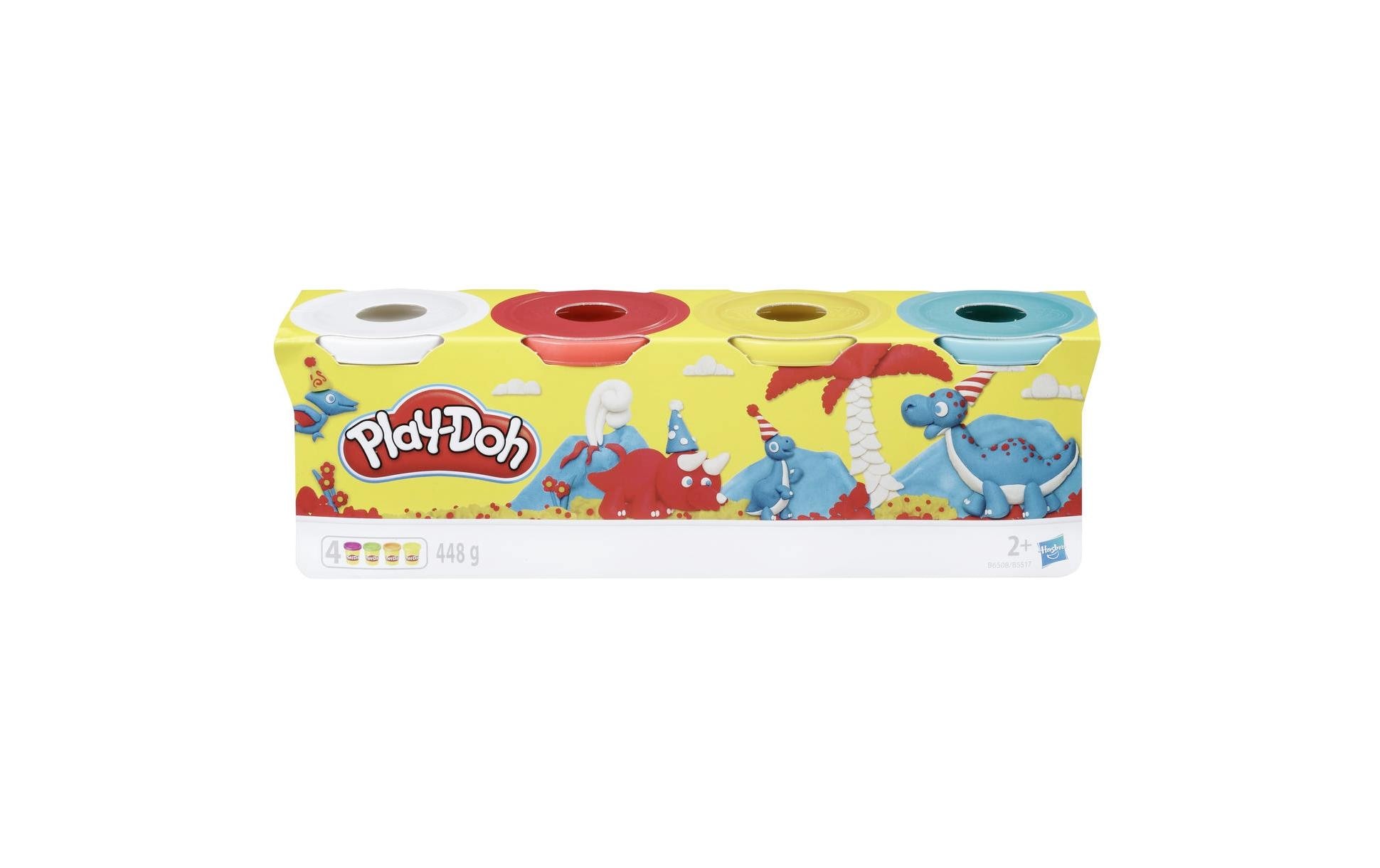 Play-Doh Knetmasse 4er-Pack Grundfarben