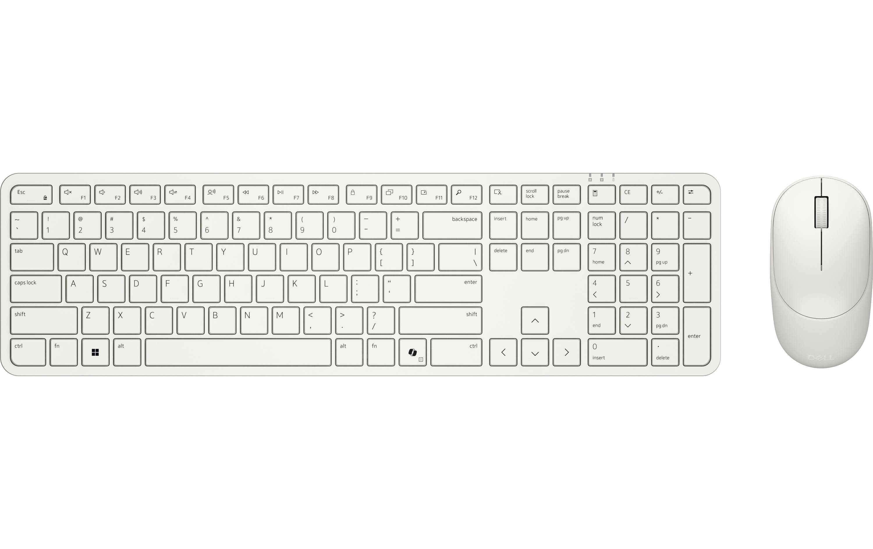 Dell Tastatur-Maus-Set Pro 5 KM526 RF Wireless QWERTZ CH Weiss