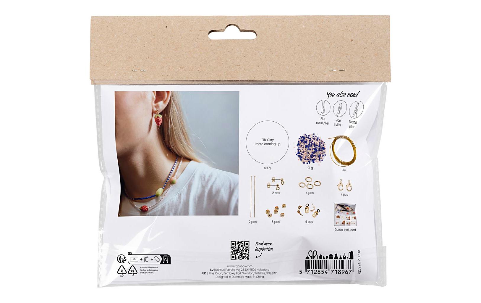 Creativ Company Schmuck Bastelset Halsketten und Ohrringe Früchte Creativ Company Schmuck Bastelset Halsketten und Ohrringe Früchte