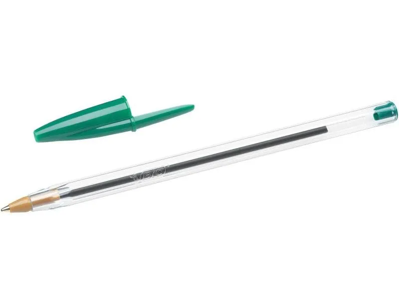 BIC Kugelschreiber Cristal Original 0.32 mm Grün, 50 Stück BIC Kugelschreiber Cristal Original 0.32 mm Grün, 50 Stück