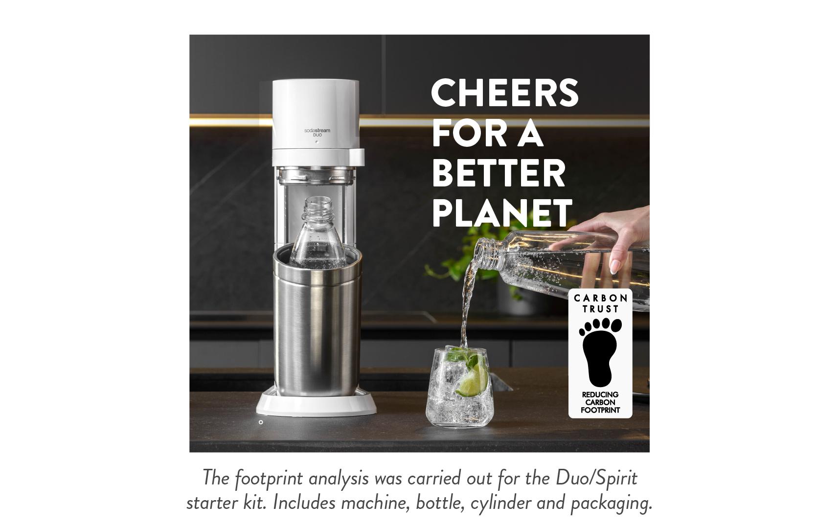 Sodastream Wassersprudler DUO Schwarz/Silber