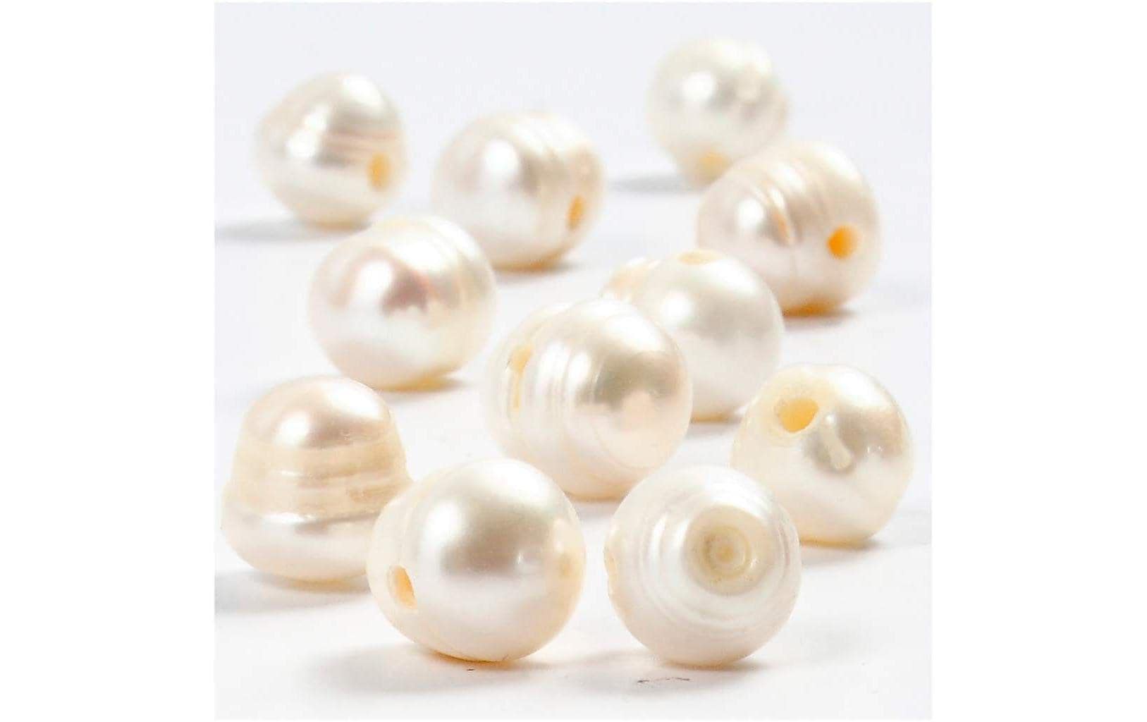 Creativ Company Perlen Süsswasser, 9-11 mm, Lochgrösse: 2 mm, 10 Stk. Creativ Company Perlen Süsswasser, 9-11 mm, Lochgrösse: 2 mm, 10 Stk.