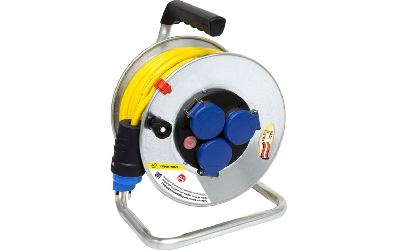 Brennenstuhl Baustellen-Kabelrolle BAT SK 240 25 m 3x T13