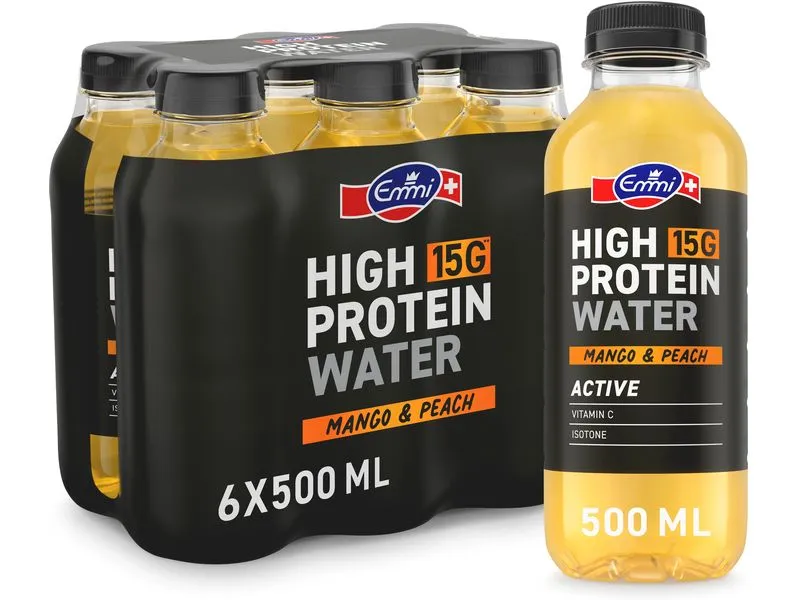 Emmi Milch High Protein Water Mango und Peach 6 x 500 ml Emmi Milch High Protein Water Mango und Peach 6 x 500 ml