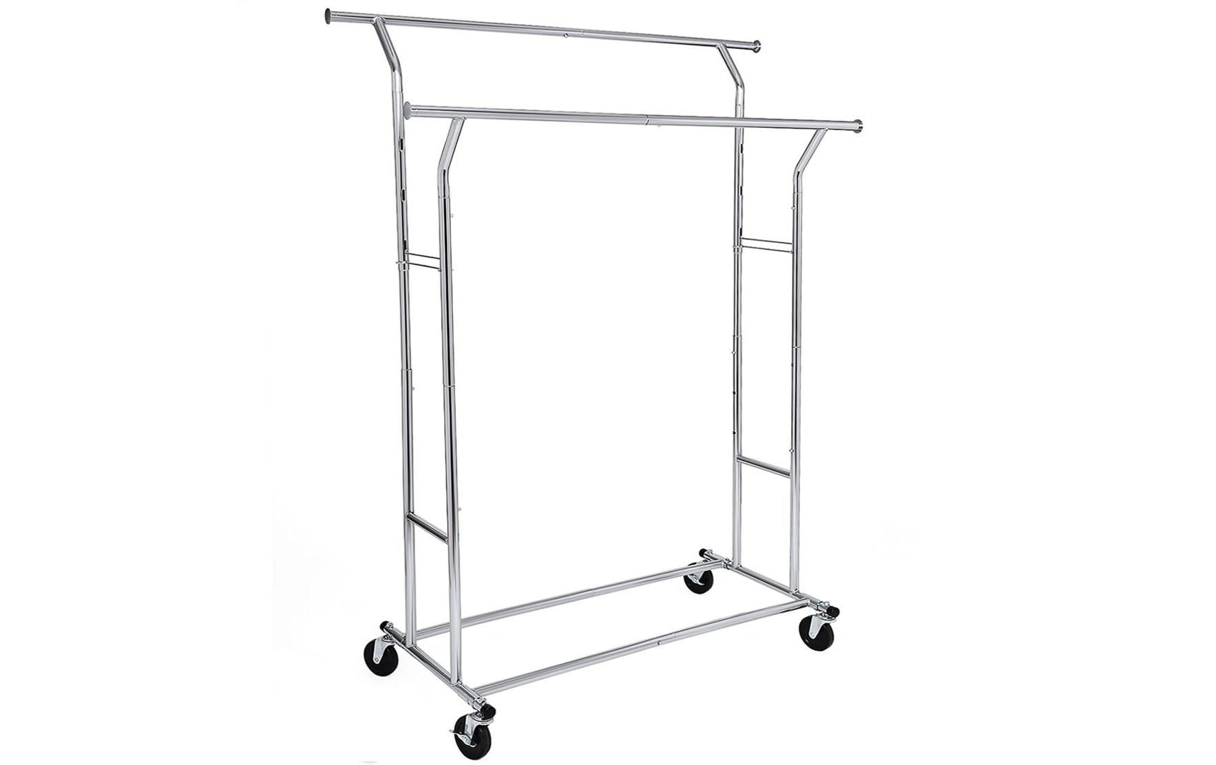 Songmics Garderobenständer Schwerlast Chrom