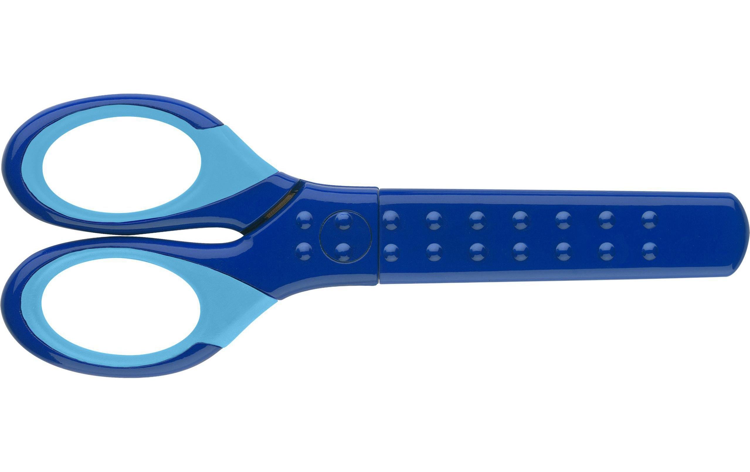 Faber-Castell Kinderschere Grip Blau, Edelstahl