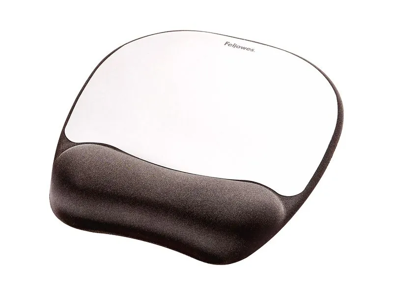 Fellowes Ergonomische Mausmatte Schwarz/Silber