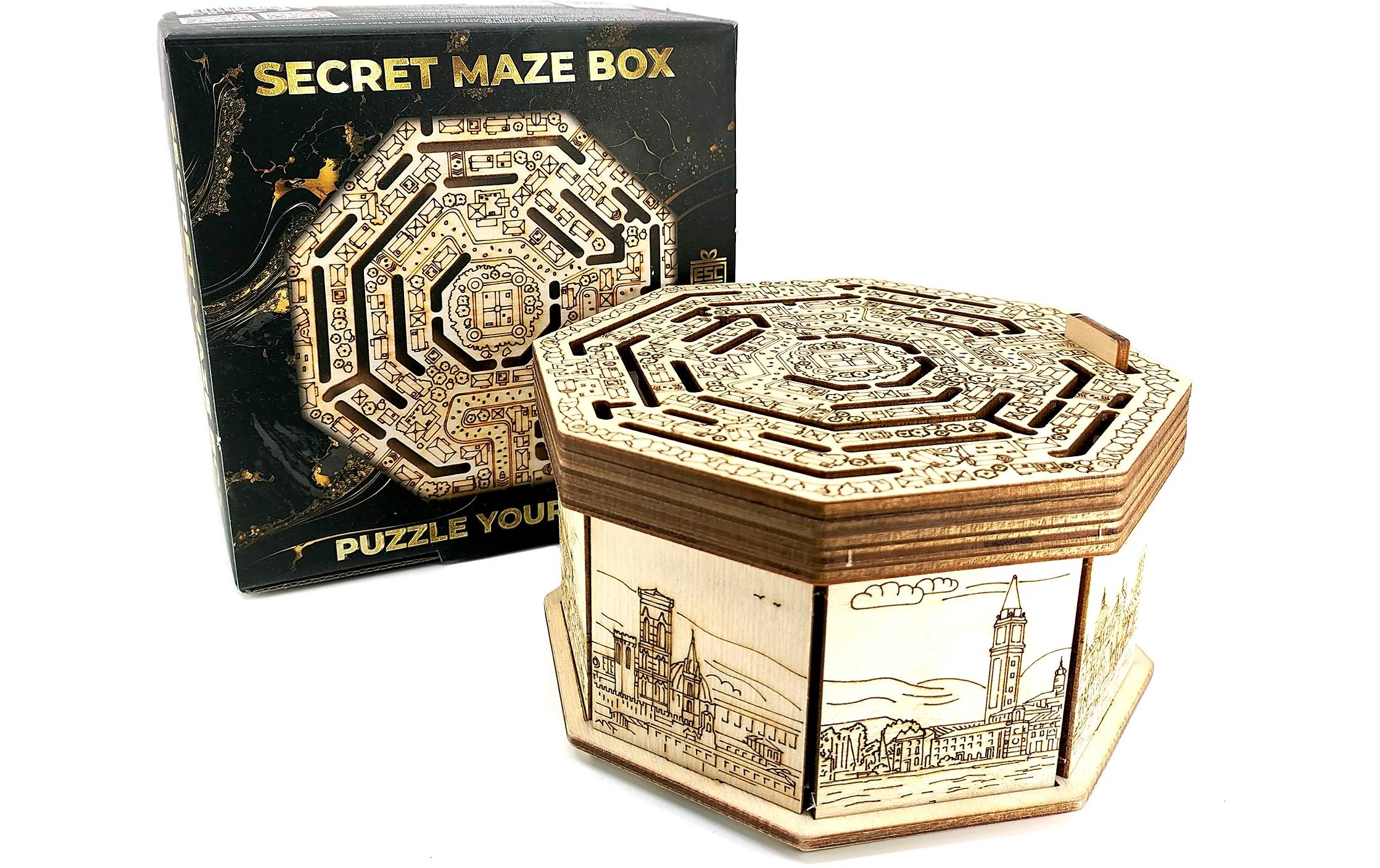Escape Welt Rätselspiel Secret Box «Maze»