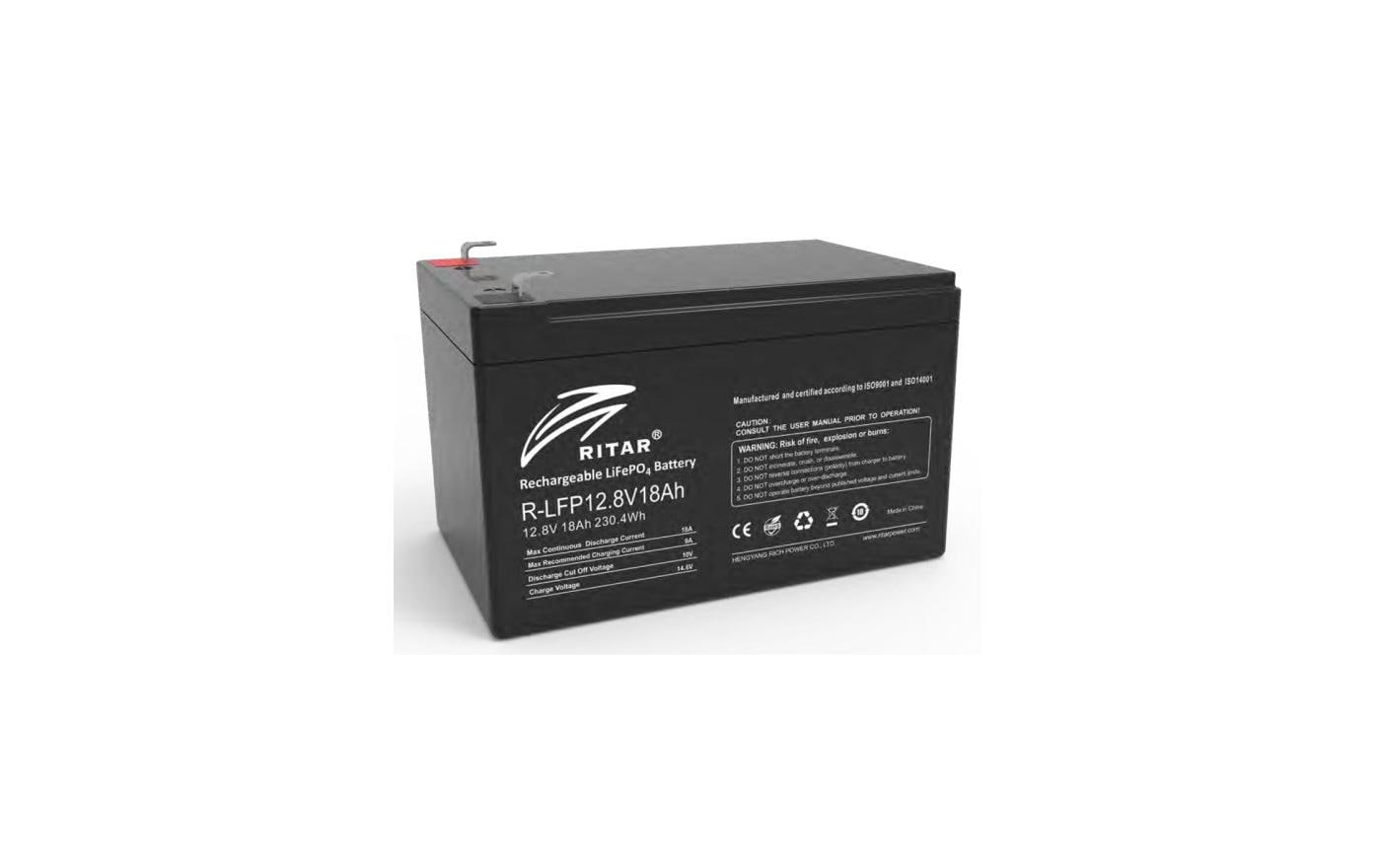 Ritar Batterie LiFePO4 12.8 V 18Ah