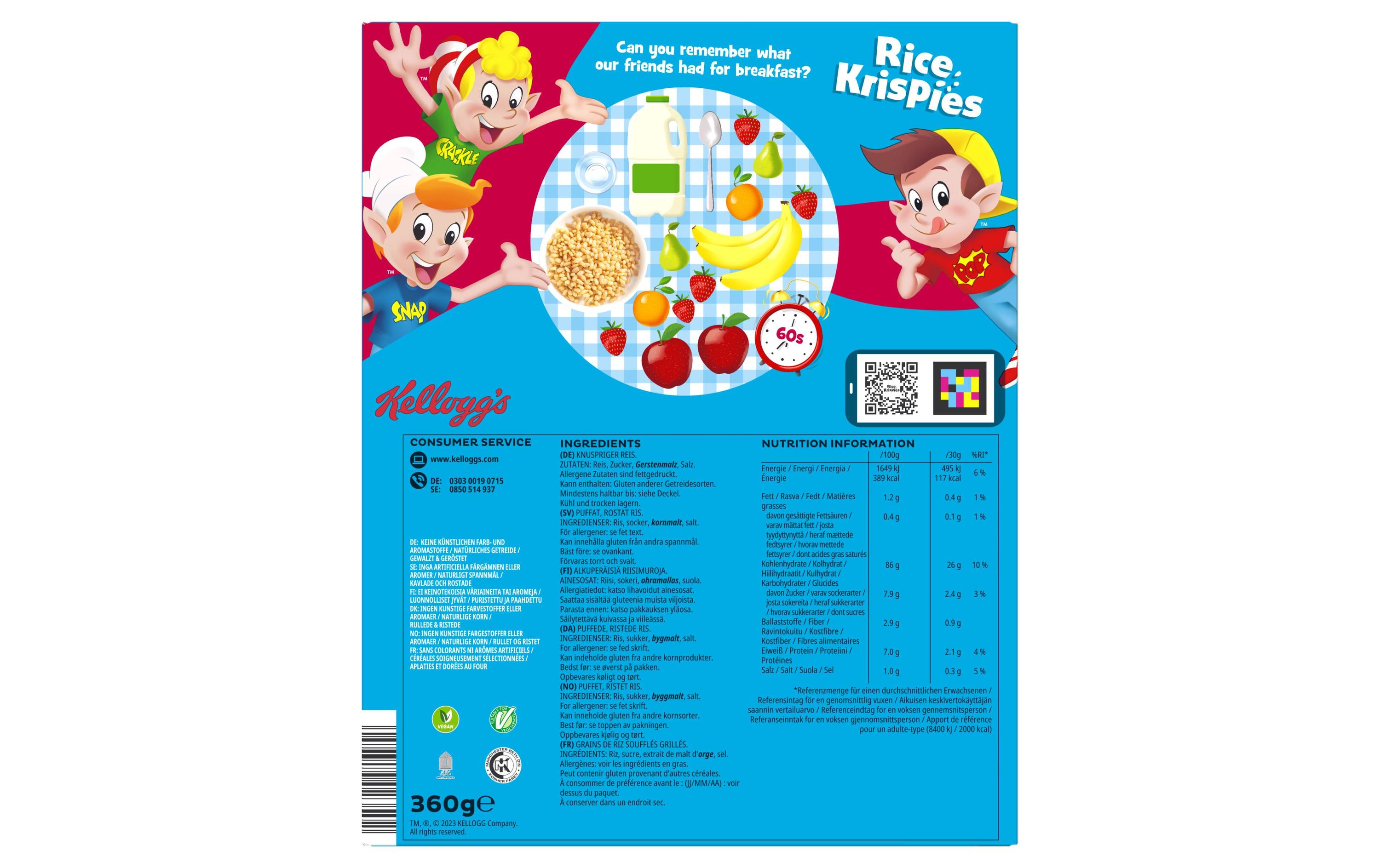 Kellogg's Kellogg's Rice Krispies 360 g