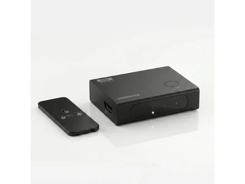 Marmitek Connect 730 3-Port 8K 60 Hz 4K 165 Hz Schwarz Marmitek Connect 730 3-Port 8K 60 Hz 4K 165 Hz Schwarz