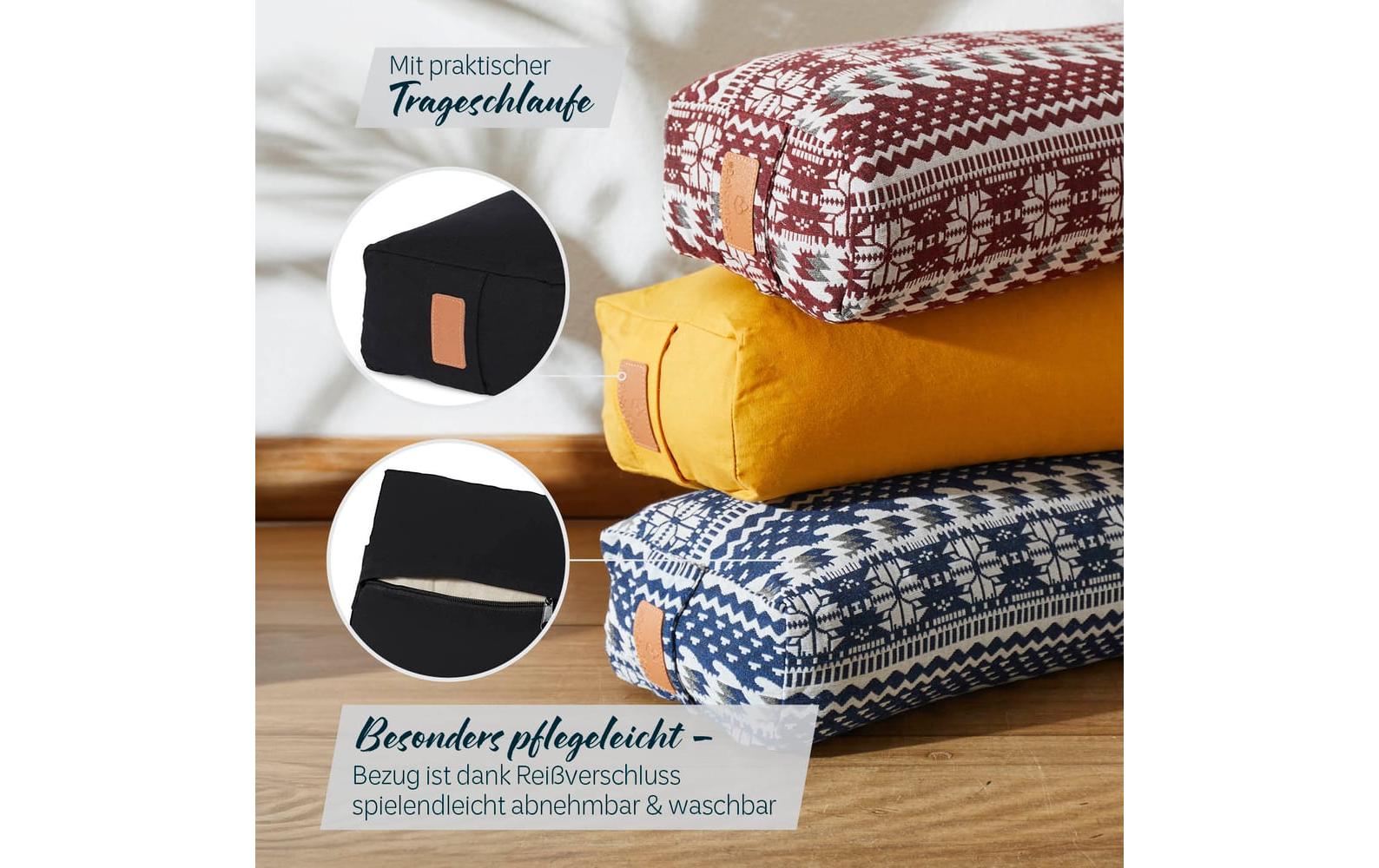 DoYourYoga Yoga-Bolster Paravati Schwarz