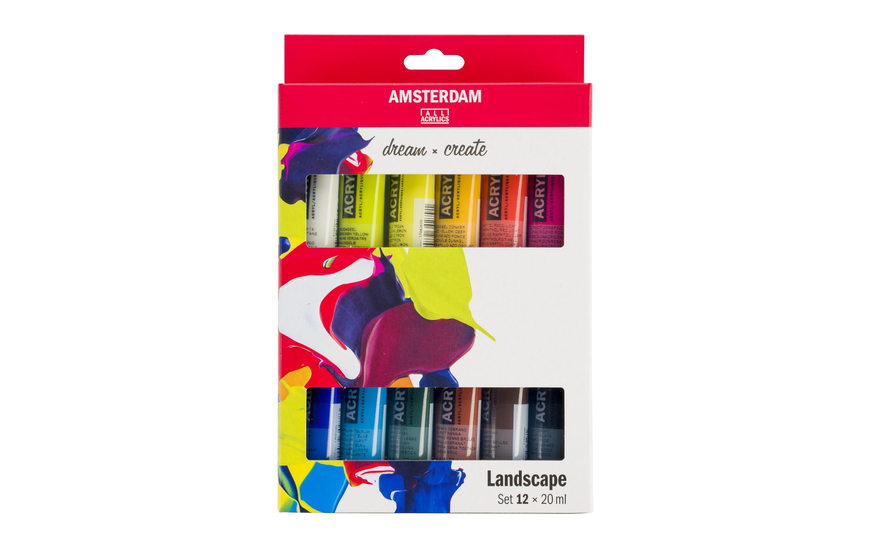 Amsterdam Acrylfarbe Landscape 12 Tuben à 20 ml