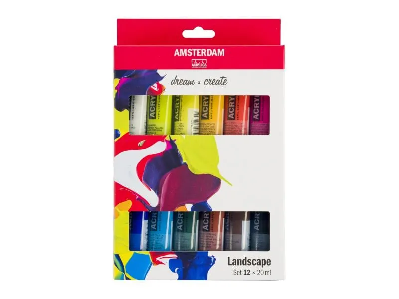 Amsterdam Acrylfarbe Landscape 12 Tuben à 20 ml Amsterdam Acrylfarbe Landscape 12 Tuben à 20 ml