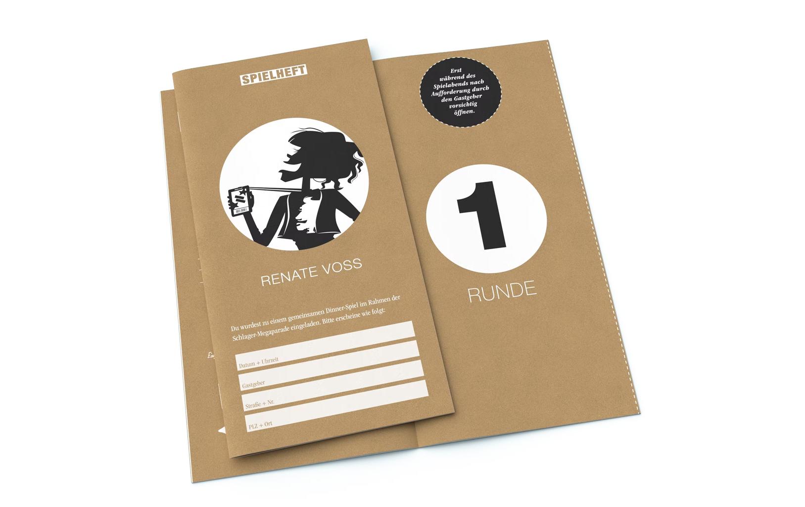 Culinario Mortale Partyspiel Ihr Herz schlug Schlager