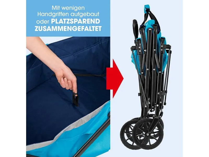 EASYmaxx Bollerwagen Blau EASYmaxx Bollerwagen Blau