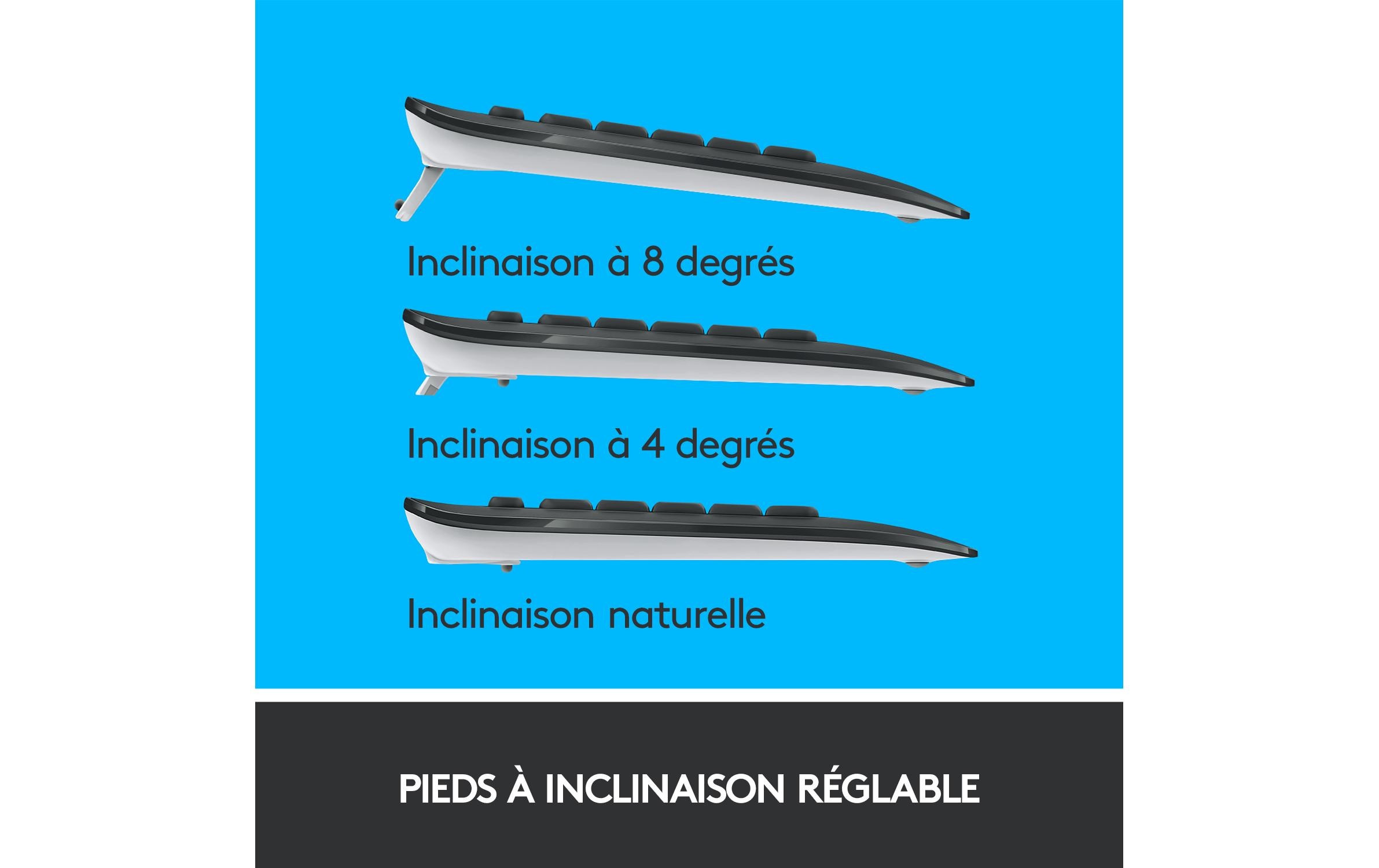 Logitech Tastatur-Maus-Set MK540 Advanced CH-Layout, für Windows