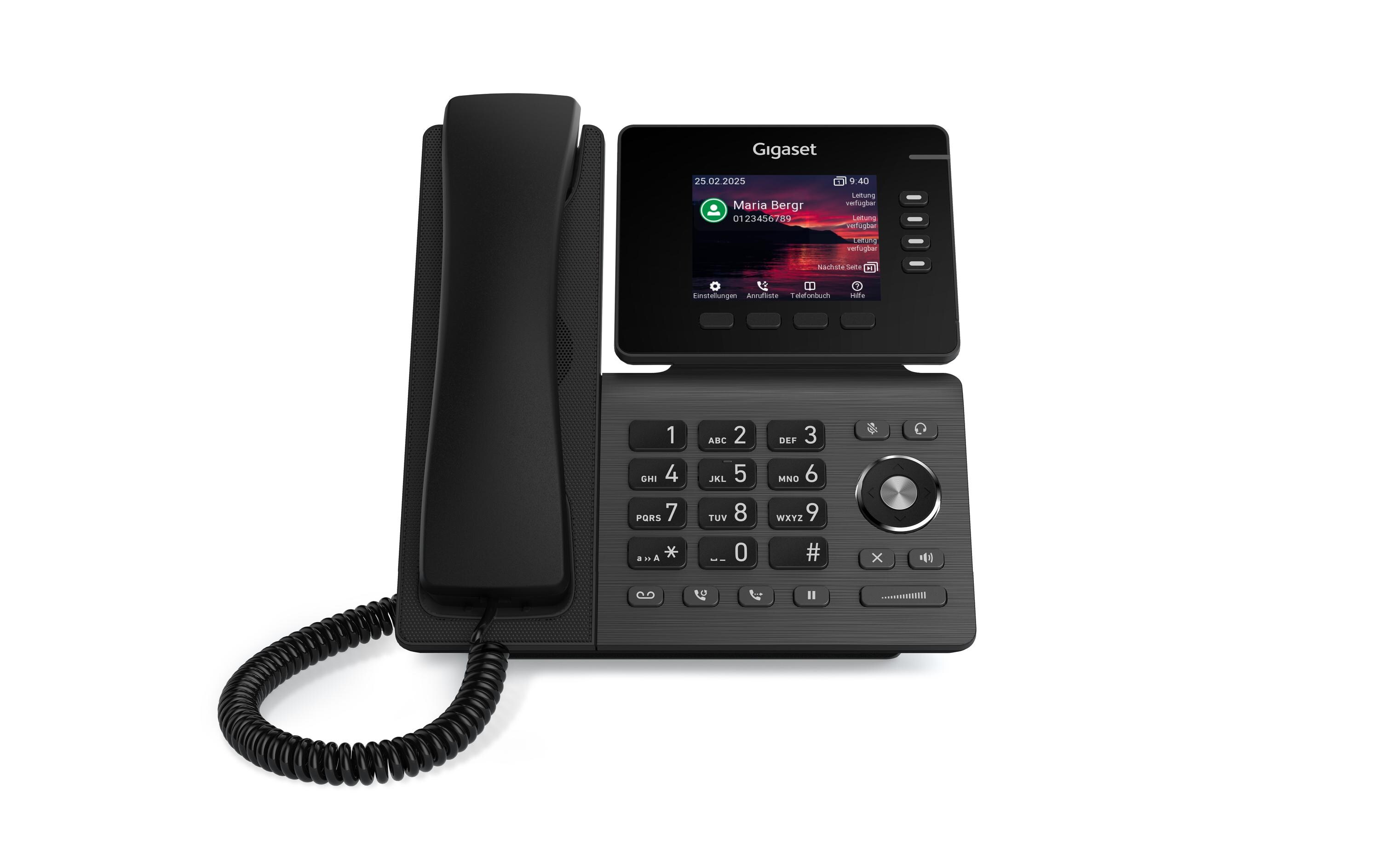 Gigaset Pro Tischtelefon P810 IP PRO Schwarz