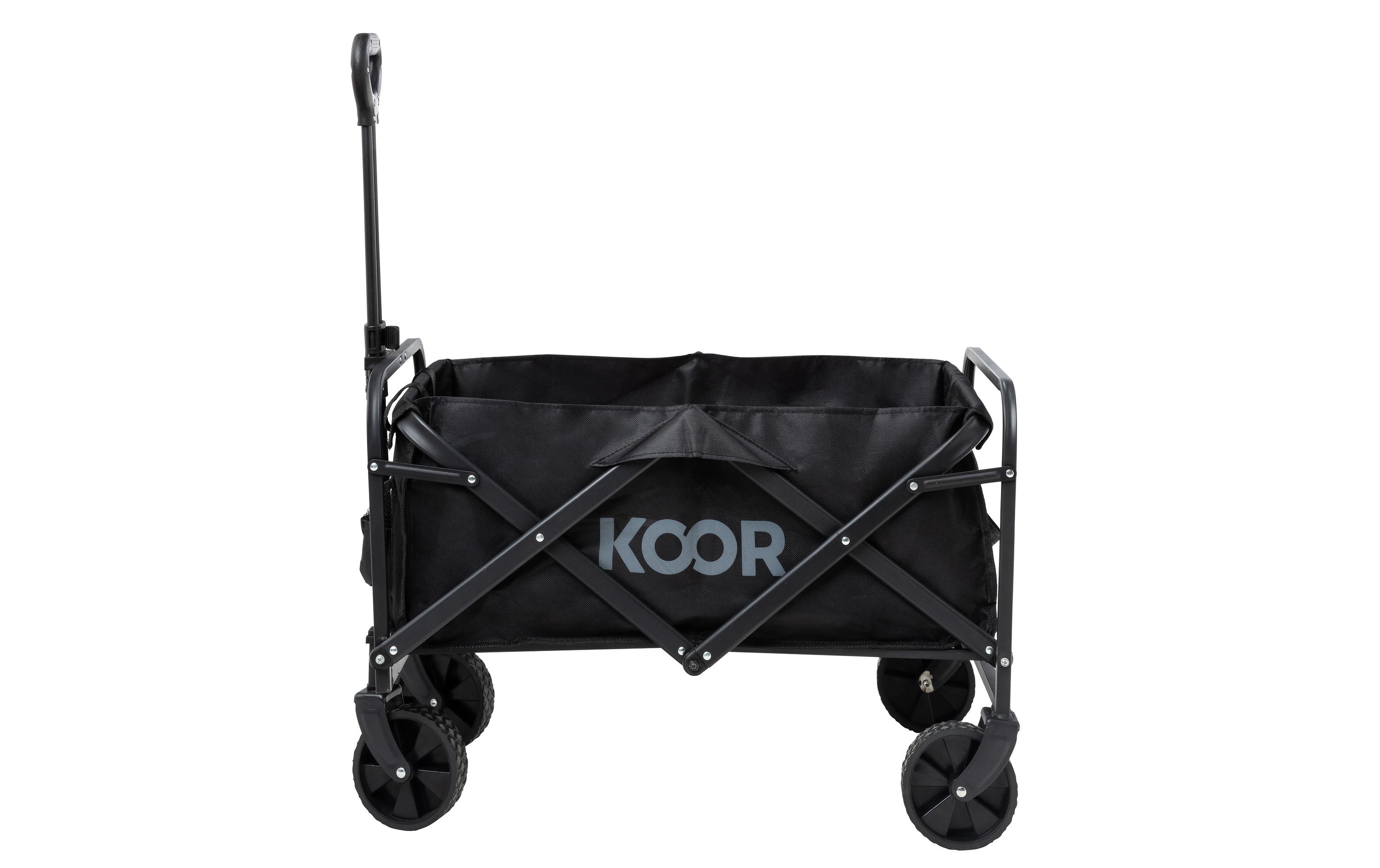 KOOR Leiterwagen Tralle, Schwarz