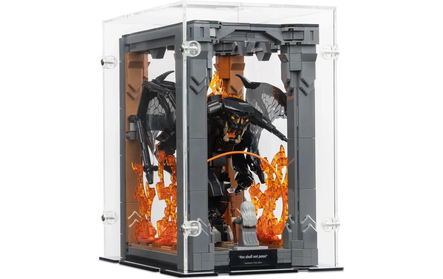 iDisplayit Acryl-Display für LEGO Der Herr der Ringe Balrog Ständer