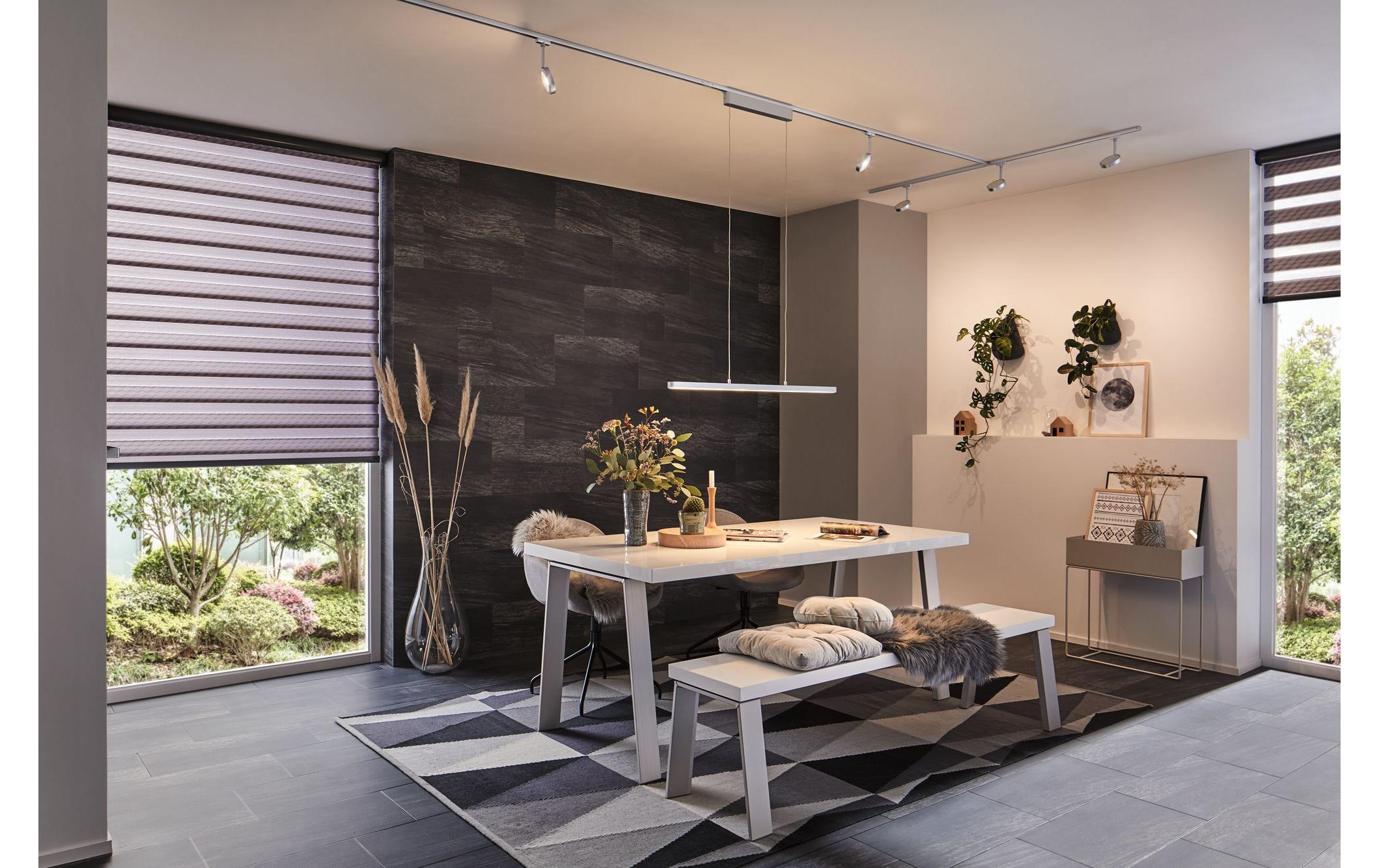 Paulmann LED Pendelleuchte URail Lento Zigbee, 42W, 2700-6500K, Chrom