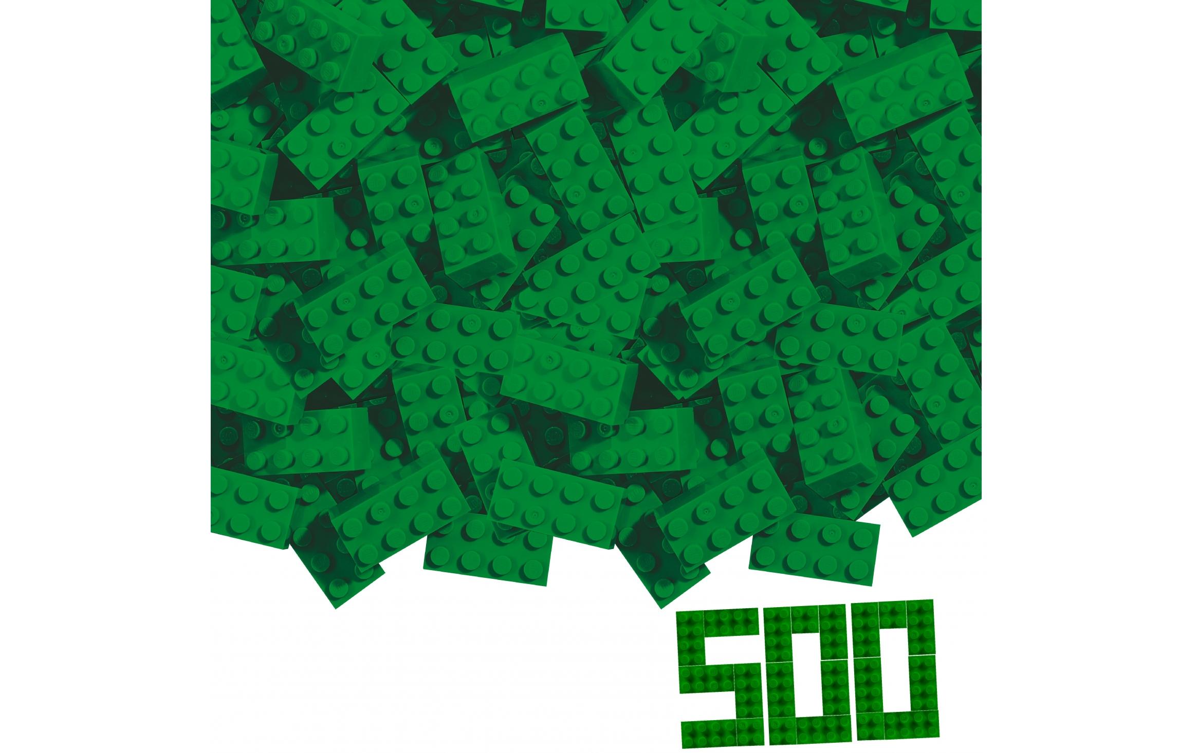 BLOX Bausteine 500 grüne 8er Steine lose