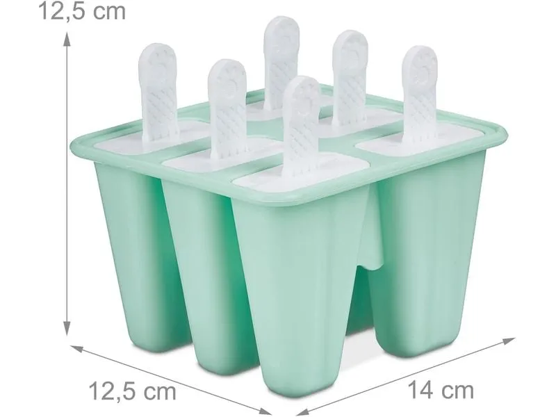relaxdays Glaceform Grün/Weiss