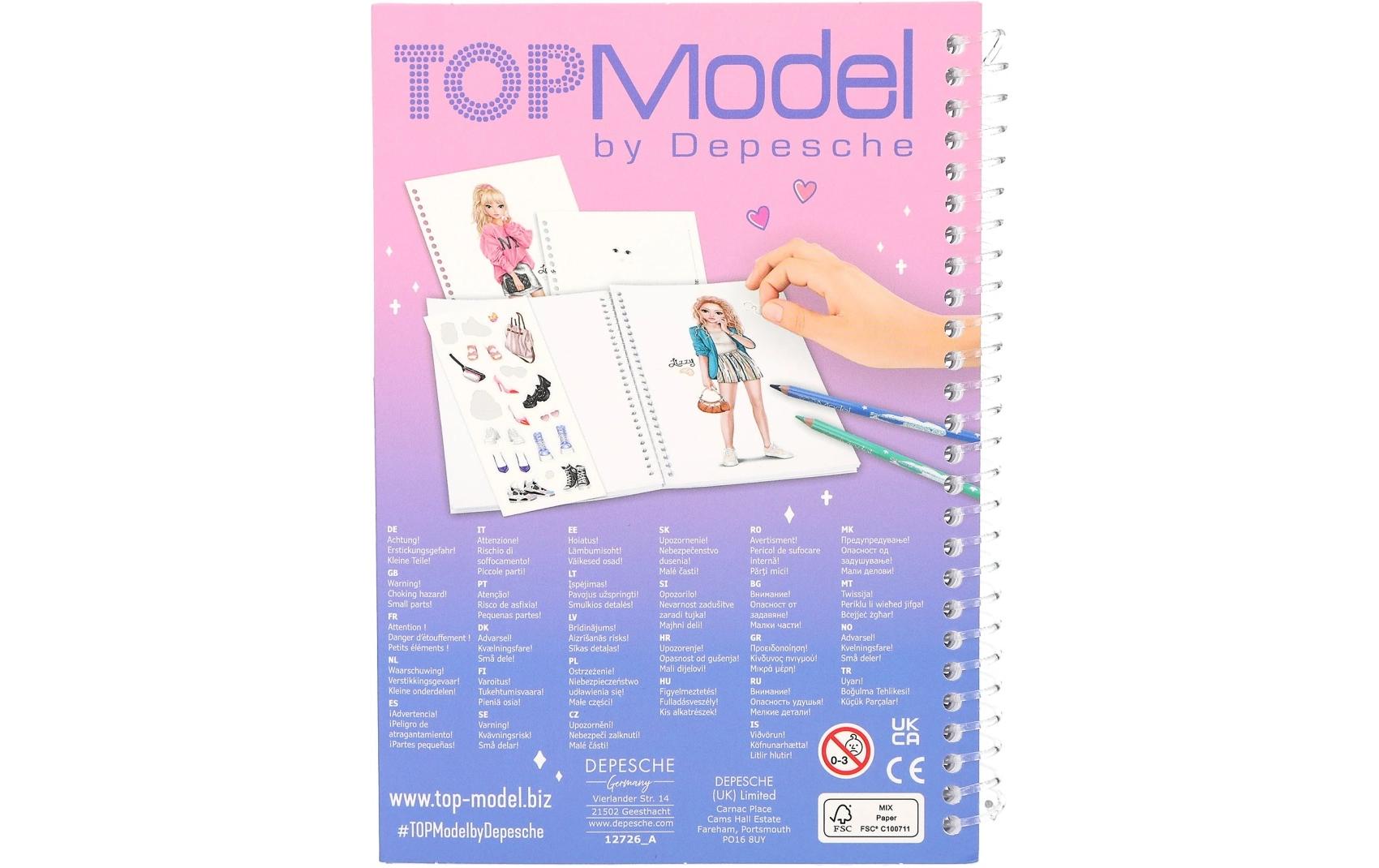 Depesche Malbuch Top Model Pocket 120 Seiten