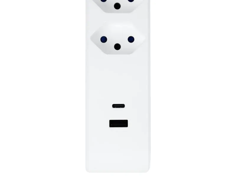 STEFFEN Steckdosenleiste IQ 3 x T13, USB-A+C, Weiss, 3 m Kabel STEFFEN Steckdosenleiste IQ 3 x T13, USB-A+C, Weiss, 3 m Kabel