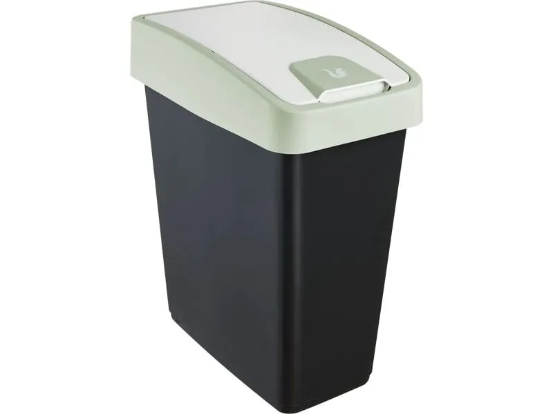 keeeper Abfalleimer Magne 25 l, Flip-Deckel, soft green