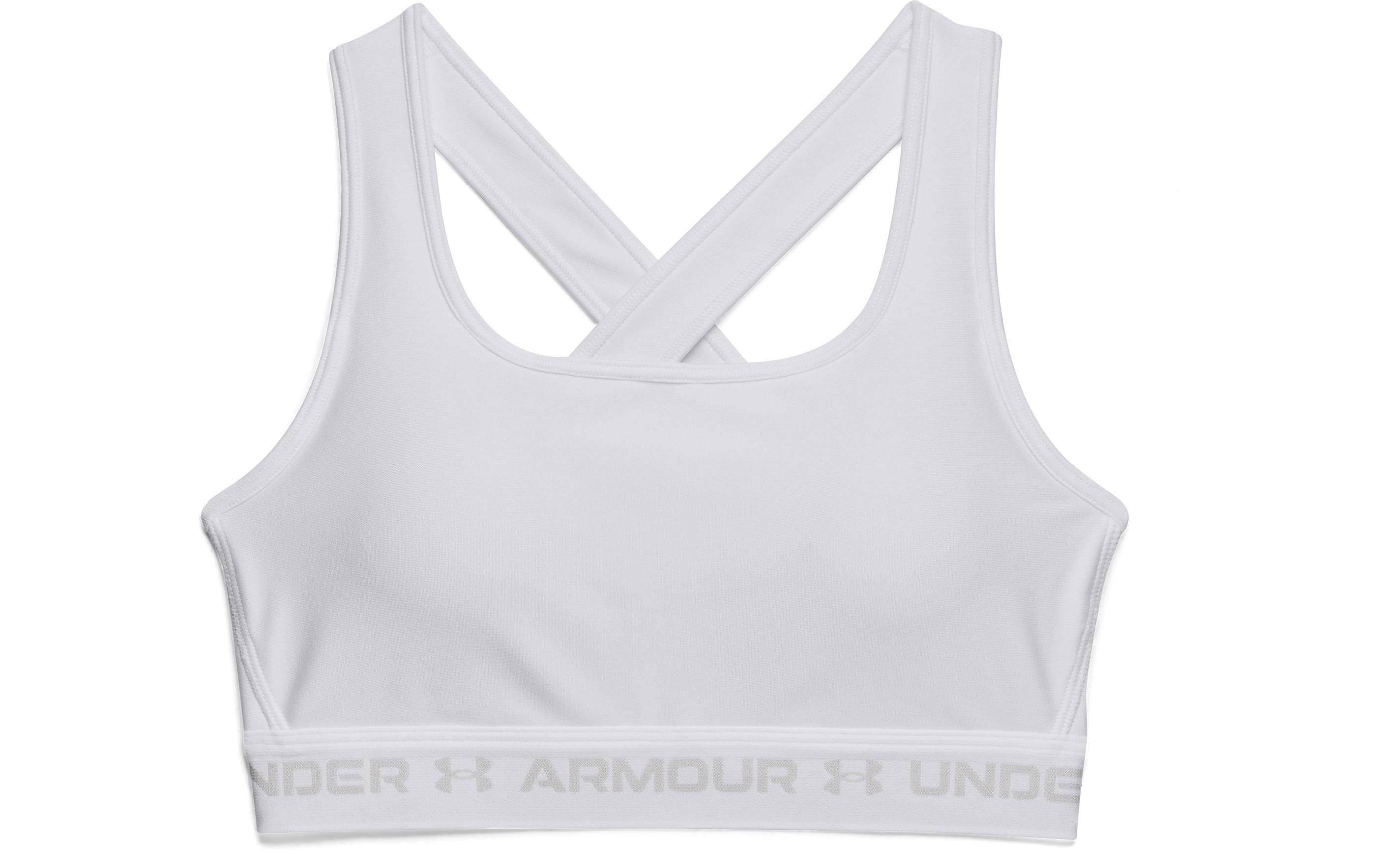 UNDER ARMOUR Sport-BH Crossback Mid Weiss, L