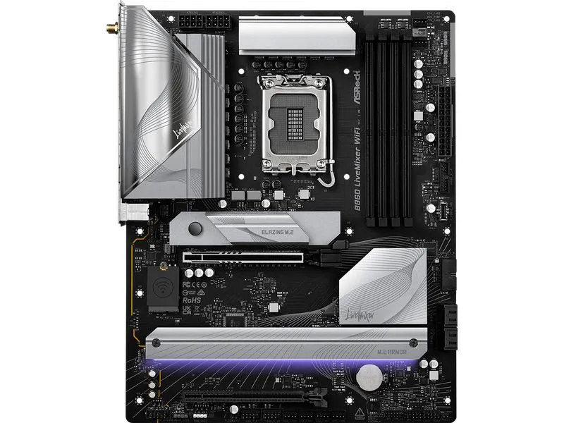 ASRock Mainboard B860 LiveMixer WiFi