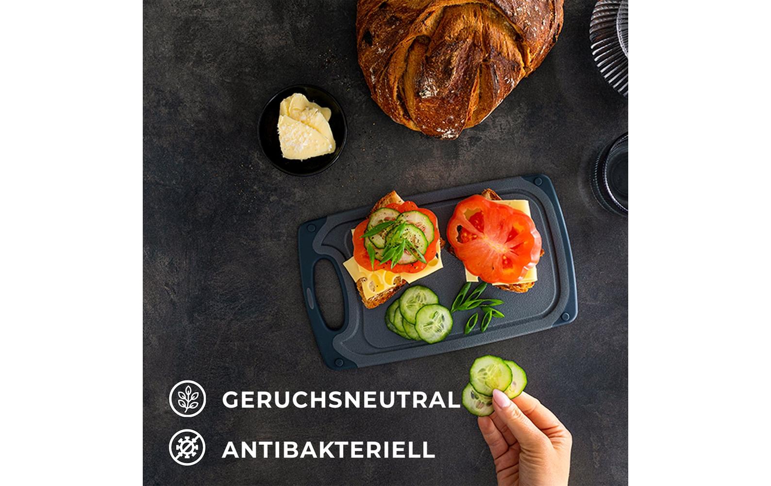 GOURMETmaxx Frühstücksbrettchen 3er-Set 24 cm x 40 cm