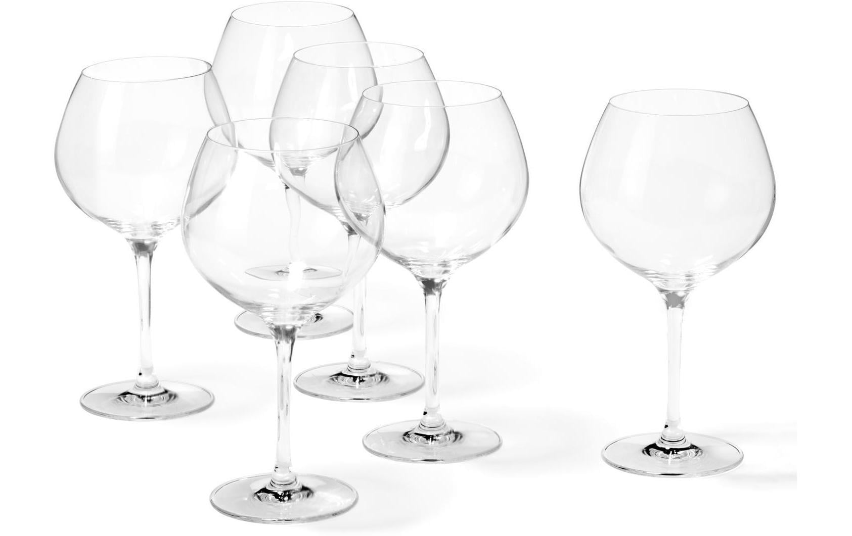 Leonardo Rotweinglas Ciao+, Burgunder 630 ml, 6 Stück, Transparent