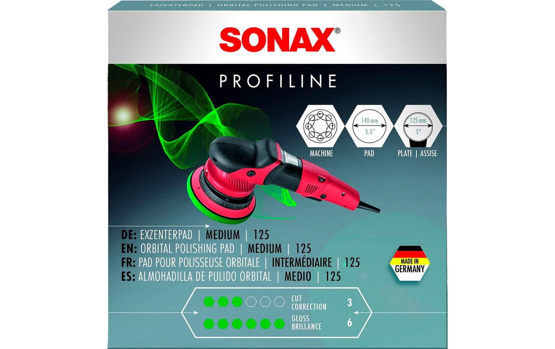 Sonax PROFILINE Exzenter-Polierpad, medium, Ø 143 mm