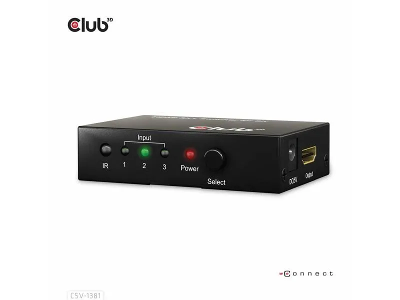 Club 3D Umschalter CSV-1381 HDMI