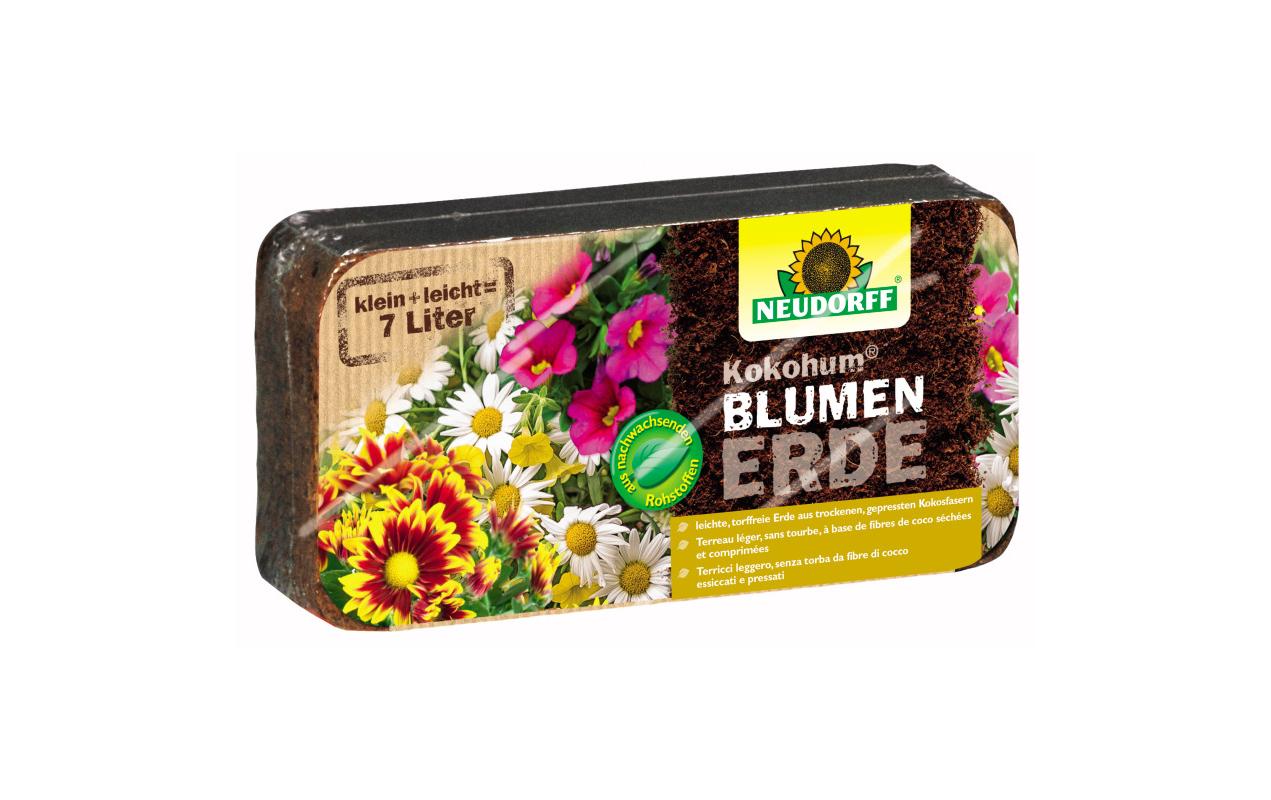 Neudorff Blumenwiesenerde Kokohum Blumenerde, Brikett, 600 g