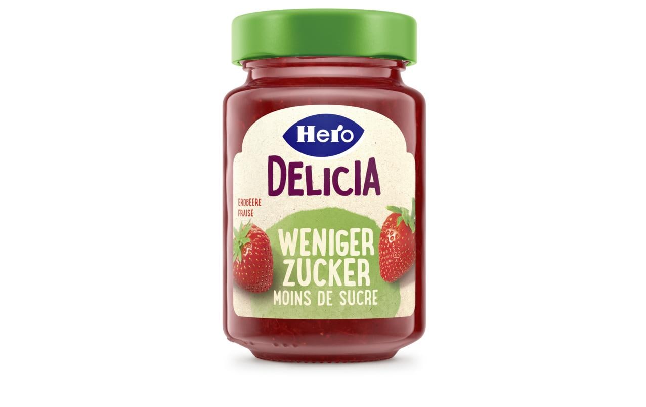 Hero Brotaufstrich Delicia Erdbeer weniger Zucker 270 g