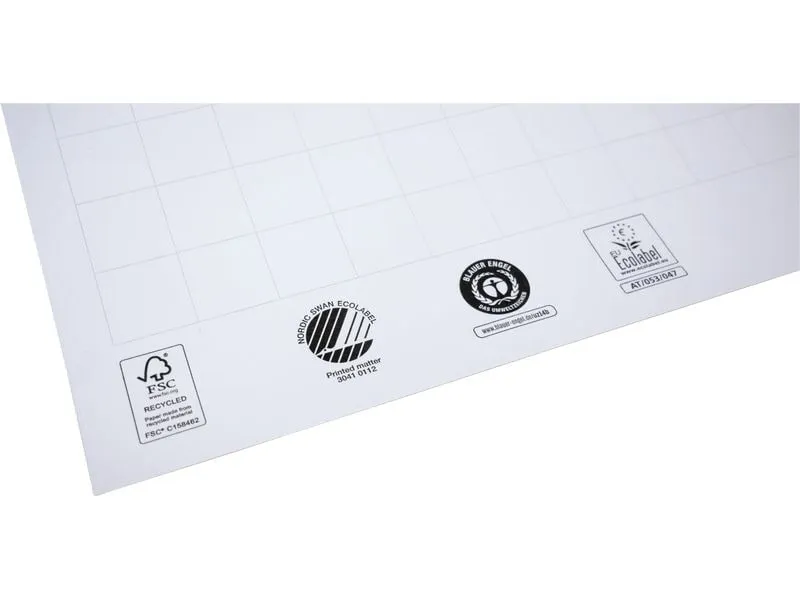 Legamaster Papierblock kariert 65 x 98 cm Hochweiss 2 Stück x 50 Blatt Legamaster Papierblock kariert 65 x 98 cm Hochweiss 2 Stück x 50 Blatt