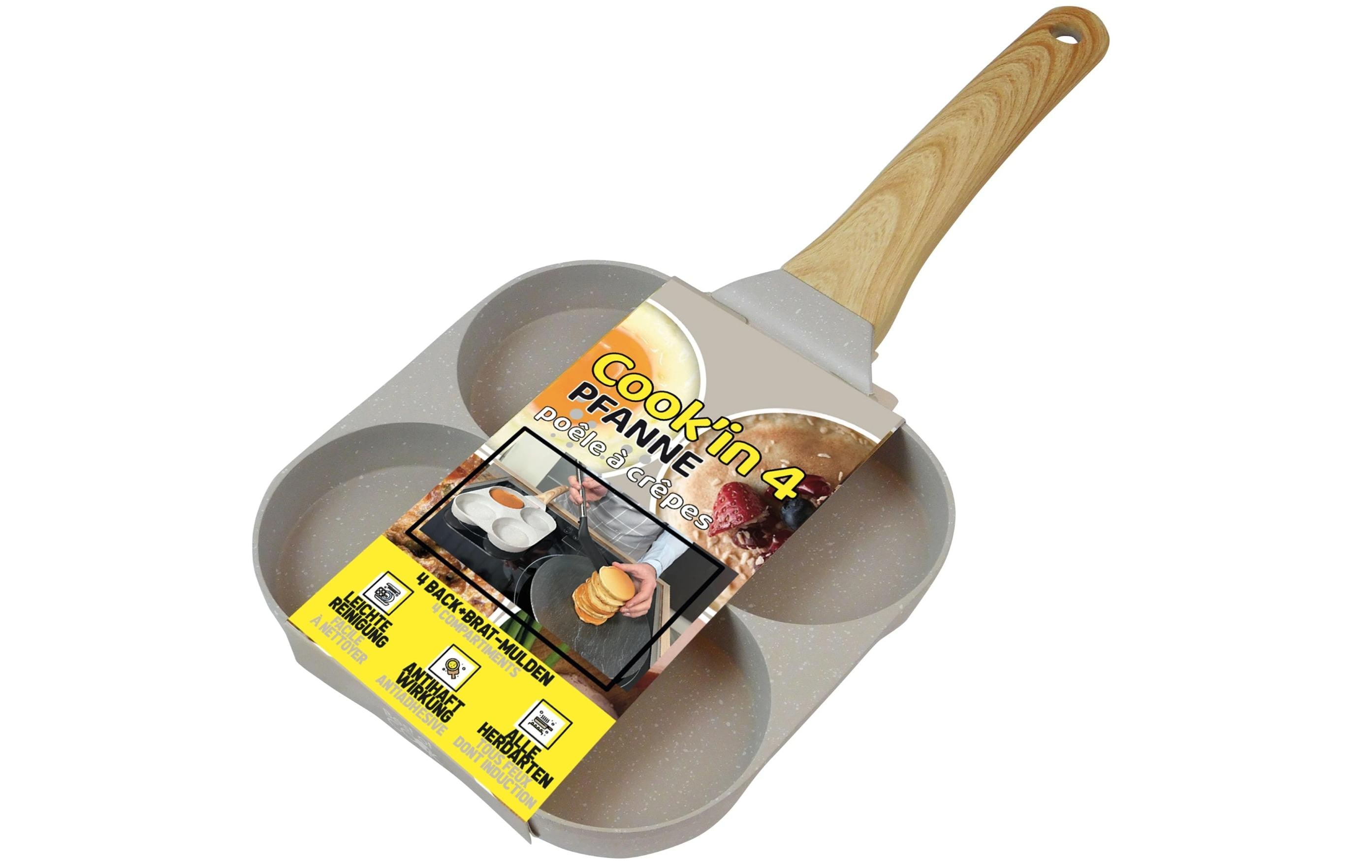Mediashop Pan Cake Pfanne 4in1 Ø 9 cm