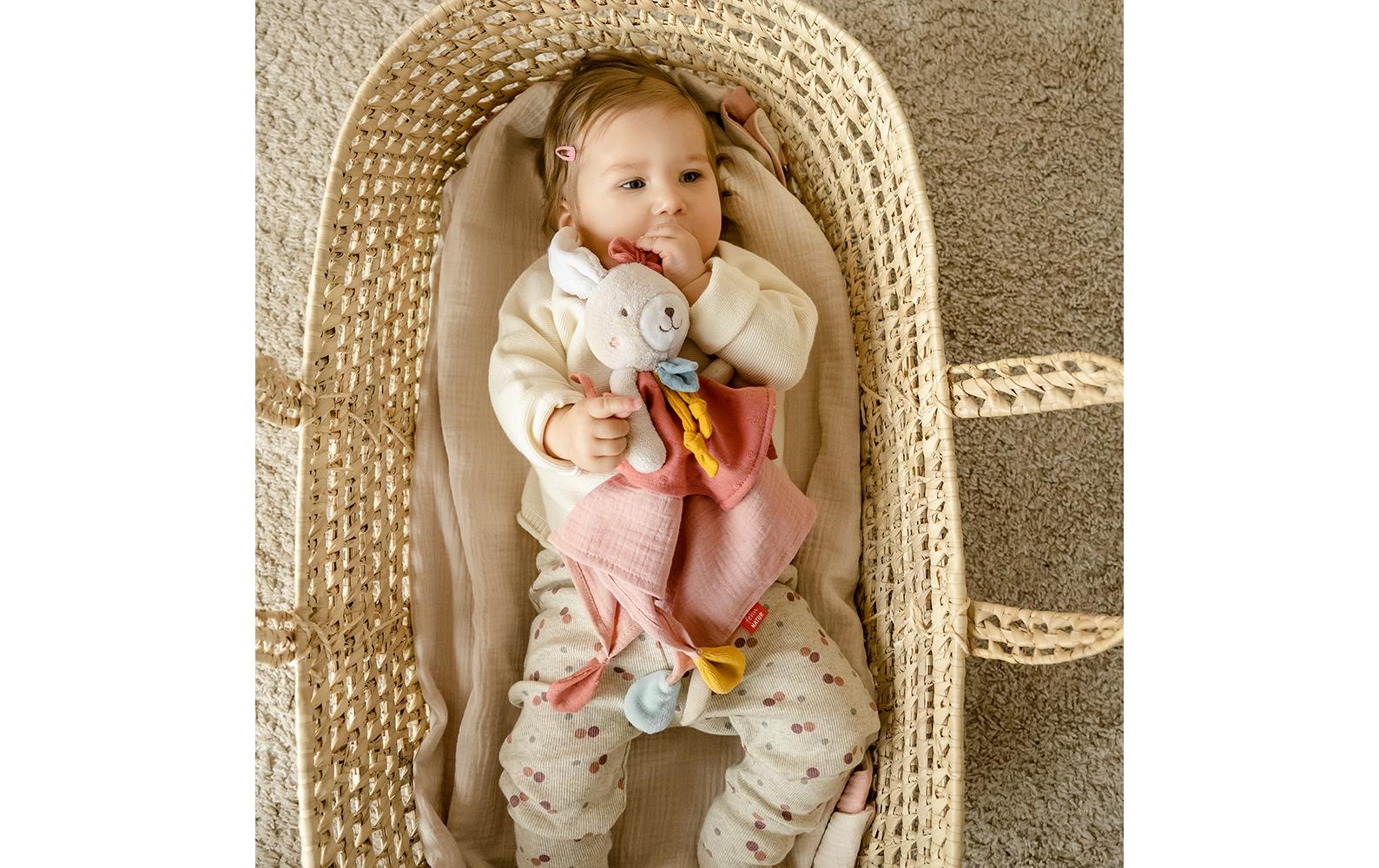 fehn Schmusetuch Natur Hase