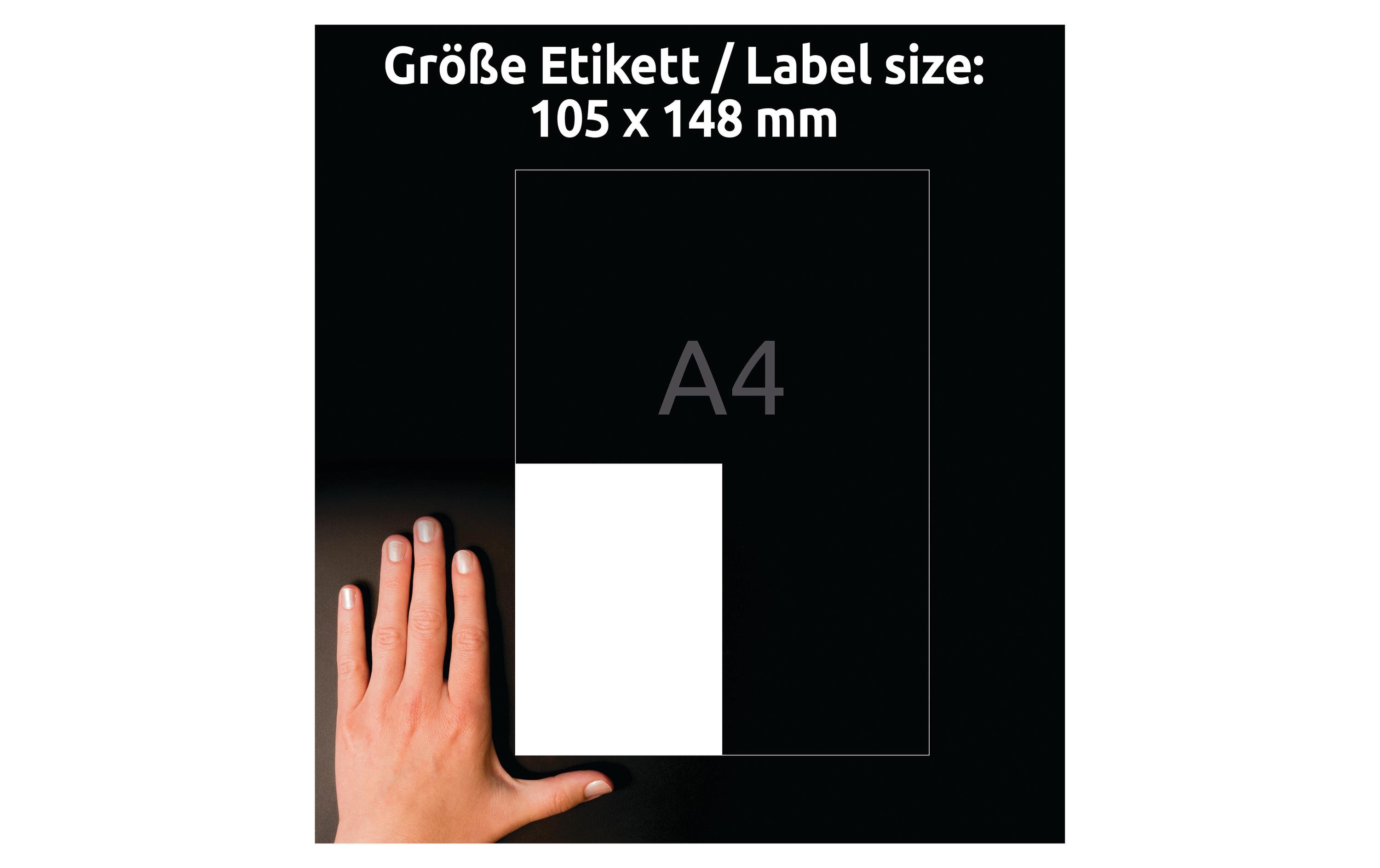 Avery Zweckform Laser-Etiketten 105 x 148 mm, 20 Blatt Avery Zweckform Laser-Etiketten 105 x 148 mm, 20 Blatt