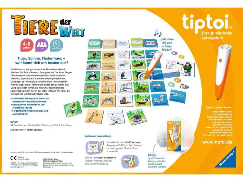 tiptoi Spiel tiptoi – Tiere der Welt tiptoi Spiel tiptoi – Tiere der Welt
