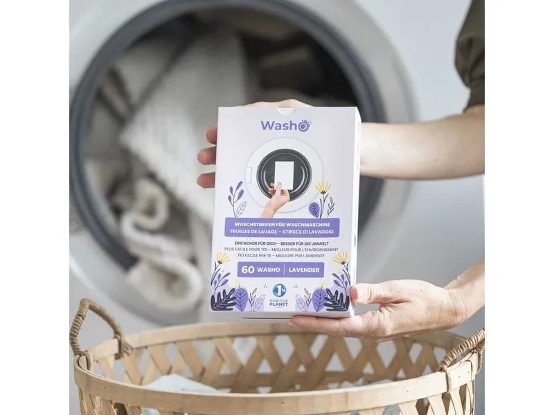 Washo Waschstreifen Lavendel 60 Stück